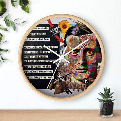 "Absurdo desatado: creando un collage dadaísta del caos" - El reloj de pared alienígena dadaísmo