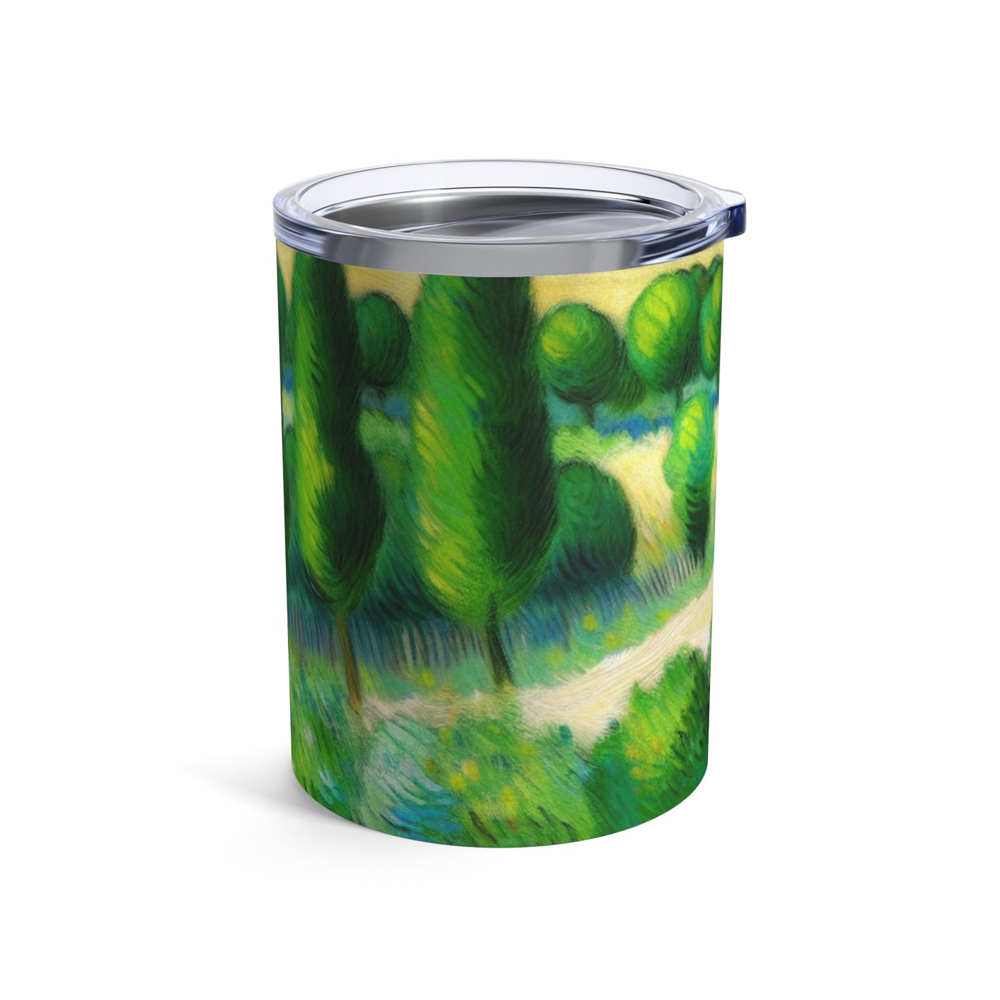 "French Countryside Escape" - El vaso alienígena de 10 oz estilo postimpresionista