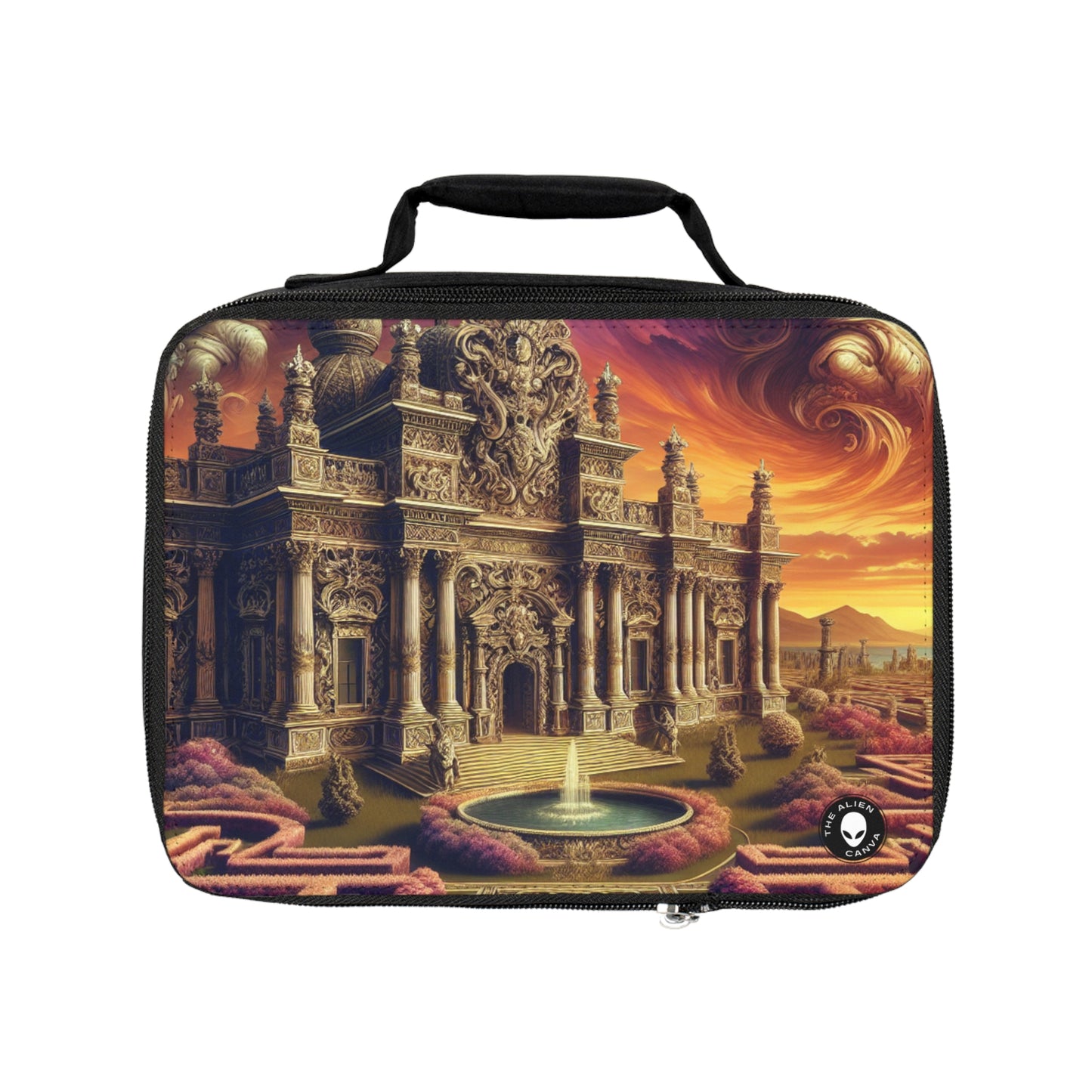 "Whimsy and Mystery: The Enchanted Masquerade in Baroque Splendor"- The Alien Lunch Bag Baroque