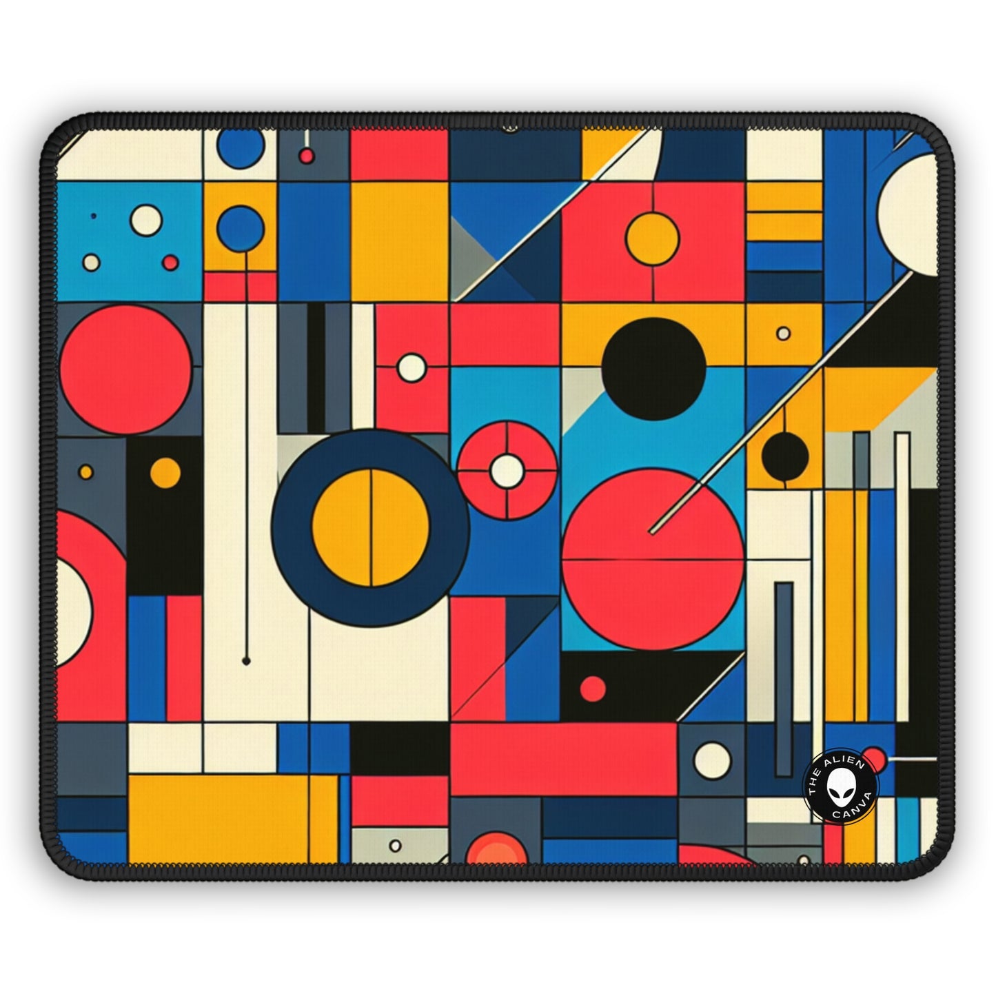 "Armonía en la naturaleza: abstracción geométrica" ​​- The Alien Gaming Mouse Pad Abstracción geométrica