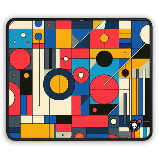 "Harmony in Nature: Geometric Abstraction" - The Alien Gaming Mouse Pad Geometric Abstraction