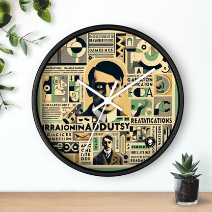 "Cacofonía de la locura mundana: un collage dadaísta" - El dadaísmo del reloj de pared alienígena