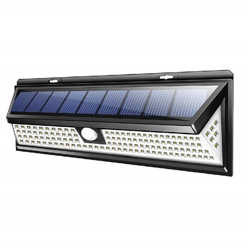 Luz solar 118 LED PIR Sensor de movimiento Luz exterior