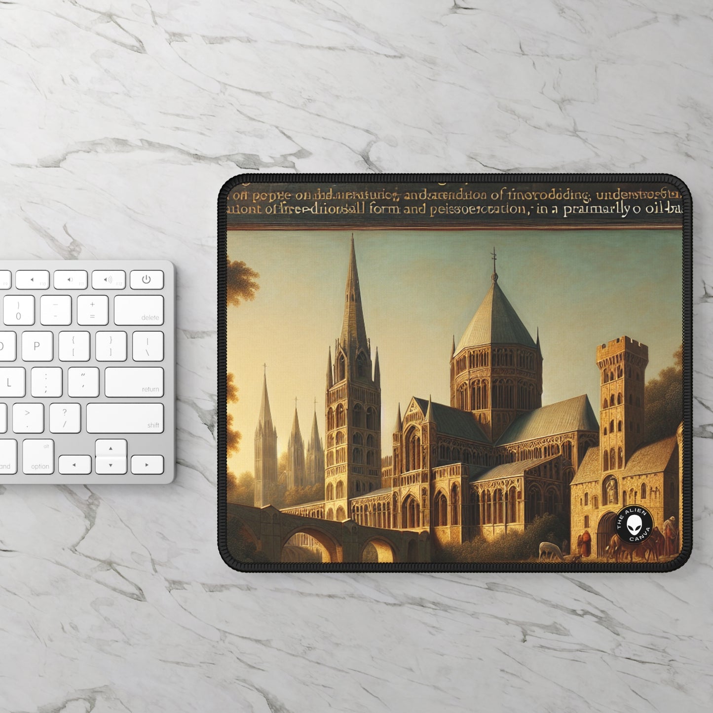 "Intellectual Discourse in the City Square" - The Alien Gaming Mouse Pad Proto-Renaissance