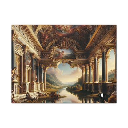 "A Neo-Renaissance Odyssey: A Modern Panorama" - The Alien Canva Renaissance Art