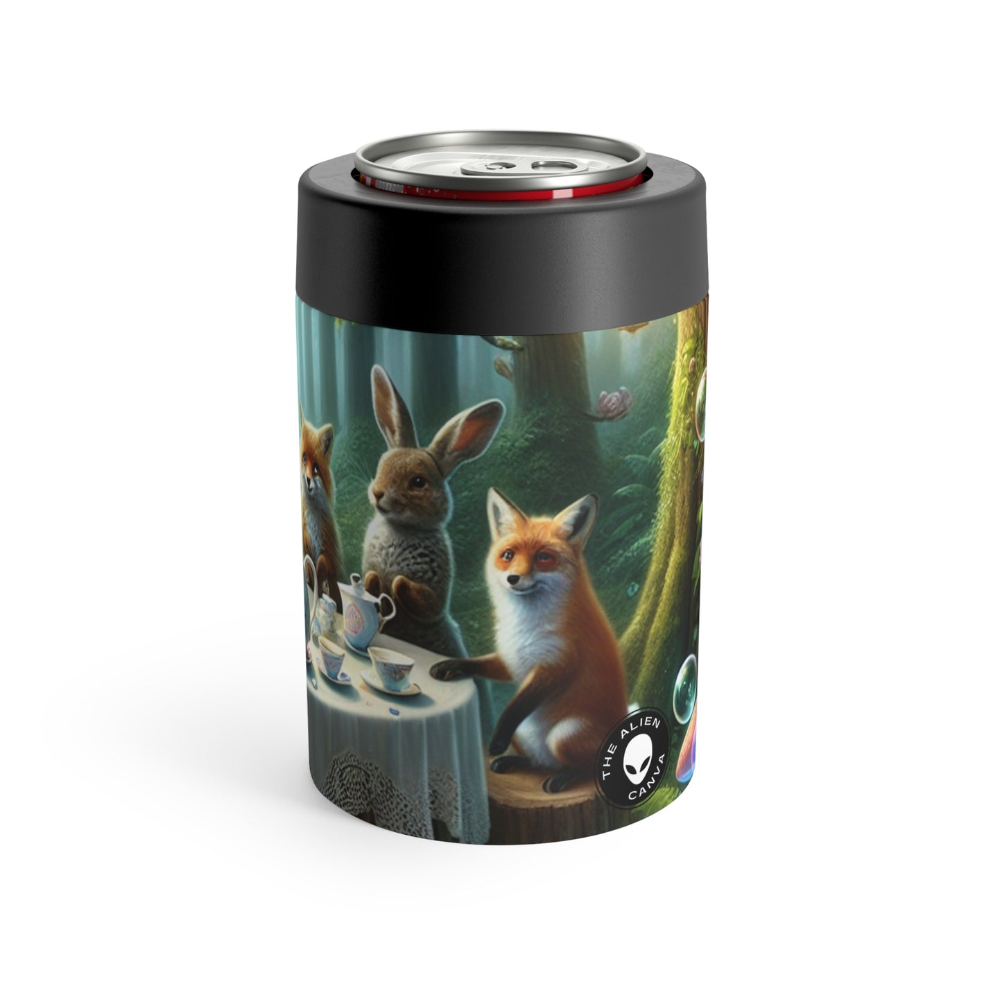 "Enchanted Forest Tea Time" - The Alien Can Holder