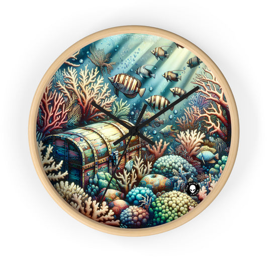 "Underwater Wonderland" - The Alien Wall Clock