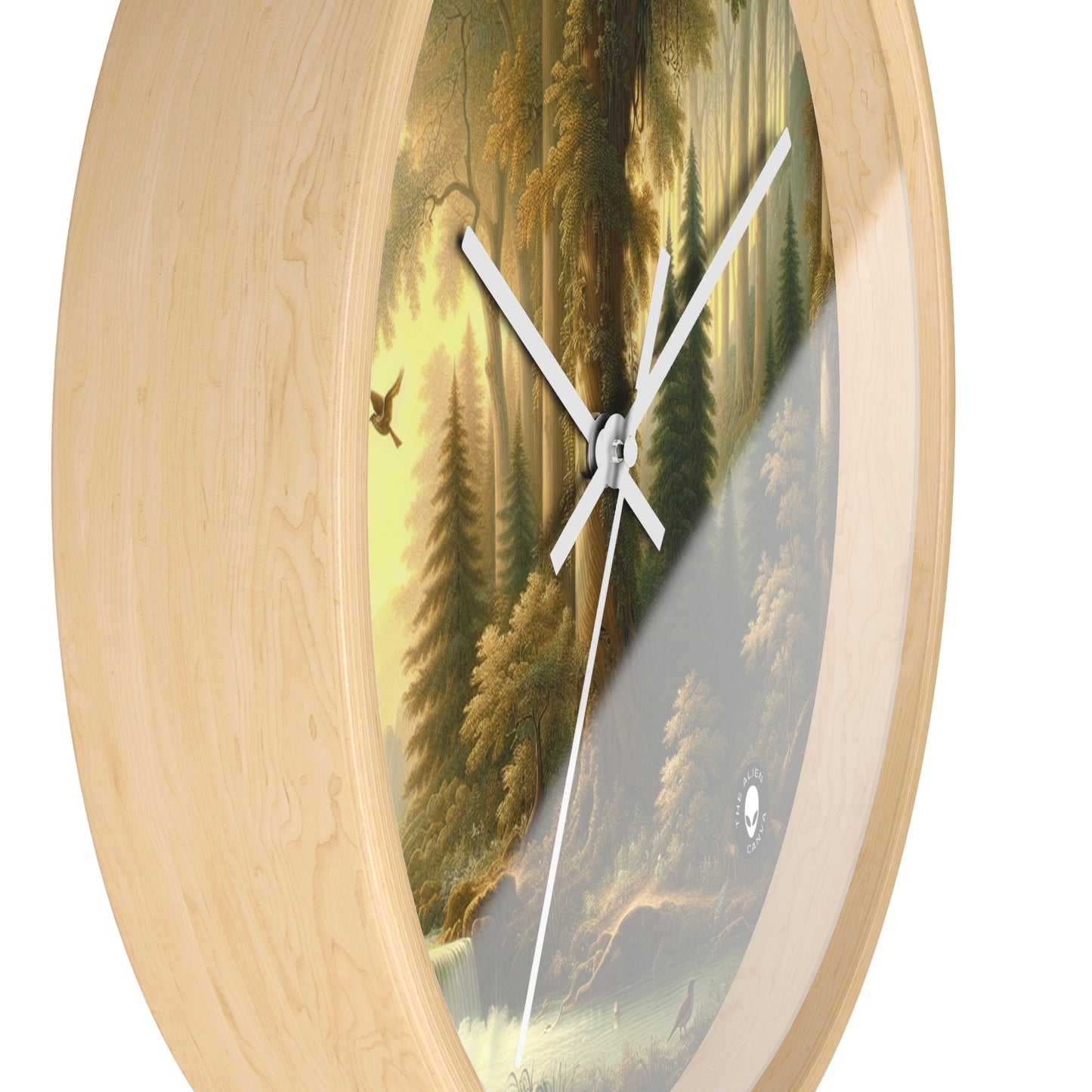 "Tranquil Forest Glen": el reloj de pared alienígena