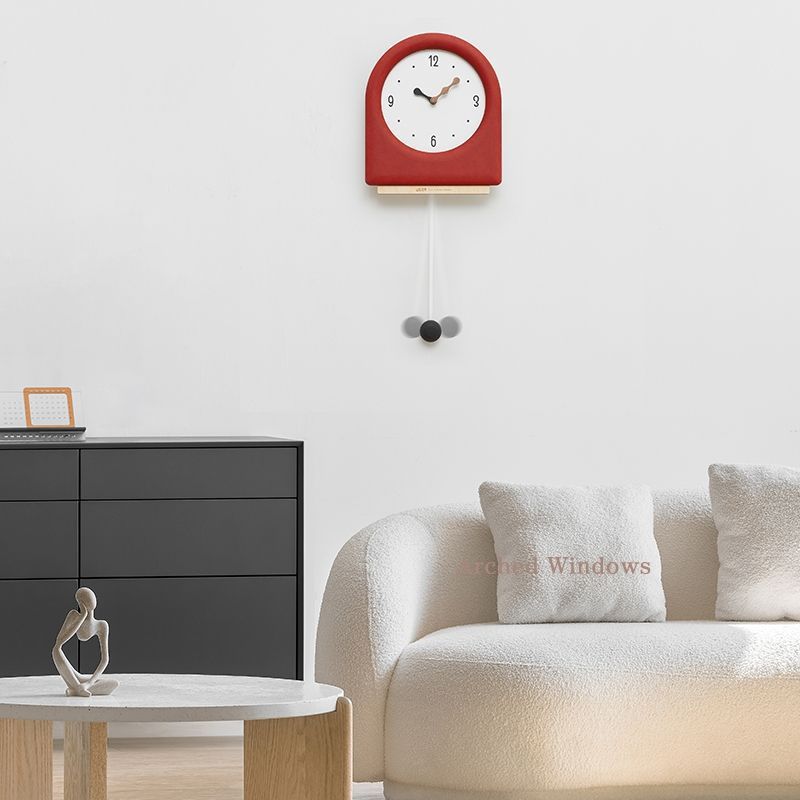 Home Living Room Fashion Punch-free Swing Clock