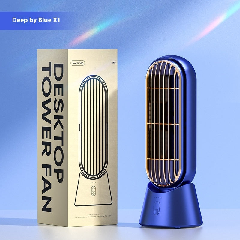 Petit ventilateur de bureau rechargeable pour la maison et le bureau