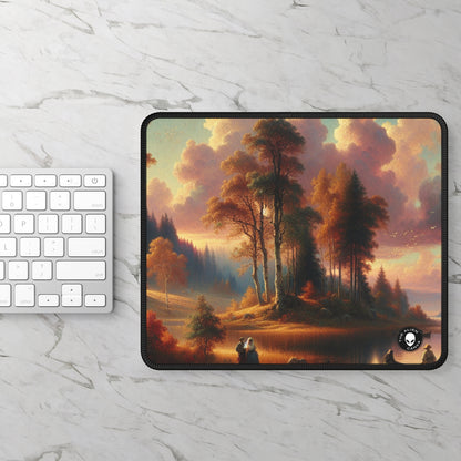 "Whispers of Love in the Enchanted Forest" - The Alien Gaming Mouse Pad Romanticism