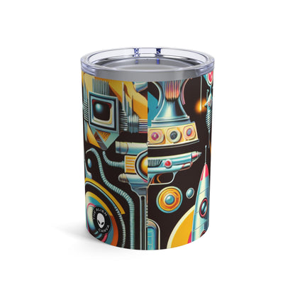 "Déco Néon : Une utopie rétro-futuriste" - The Alien Tumbler 10oz Rétro-futurisme