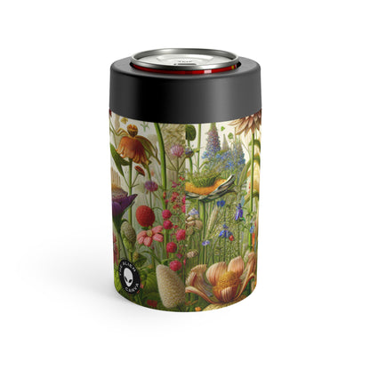 "Enchanted Garden: A Whimsical Scene" - The Alien Can Holder