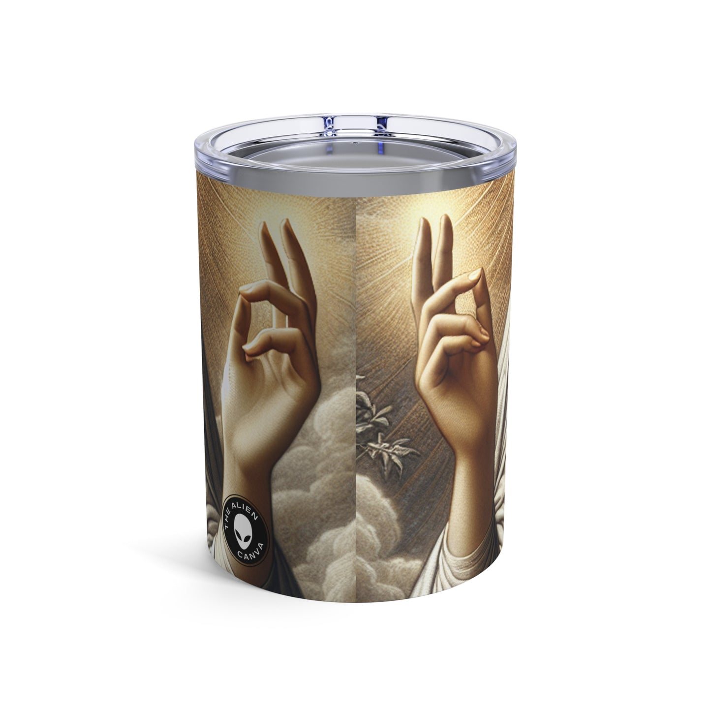 "La Madone Radiante" - L'Alien Tumbler 10oz Art Religieux