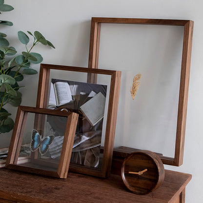 Solid wood simple photo frame