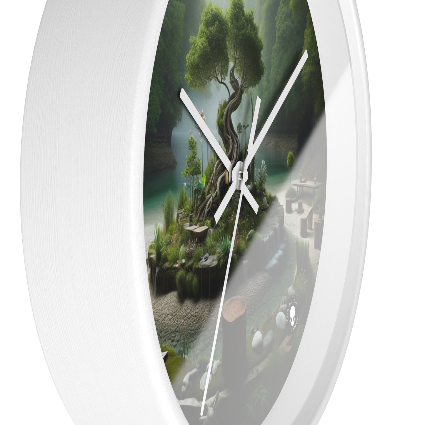 "Renewal Recycled: An Interactive Environmental Sculpture" - The Alien Wall Clock Environmental Sculpture