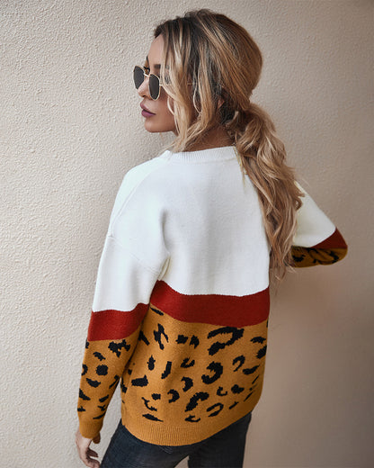 Trendy leopard print T-shirt