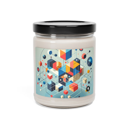 "Utopía colaborativa: un mural de esperanza y armonía" - The Alien Scented Soy Candle 9oz Relational Art