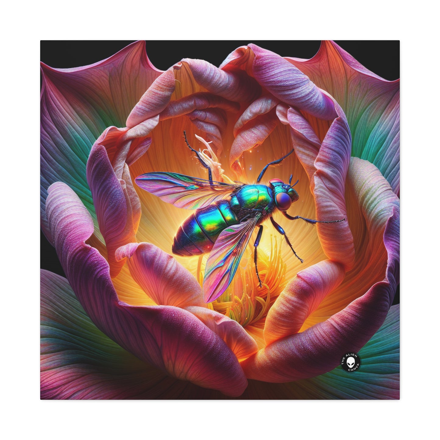 "La belleza de la naturaleza: un mosaico de insectos hiperrealista" - El hiperrealismo alienígena Canva