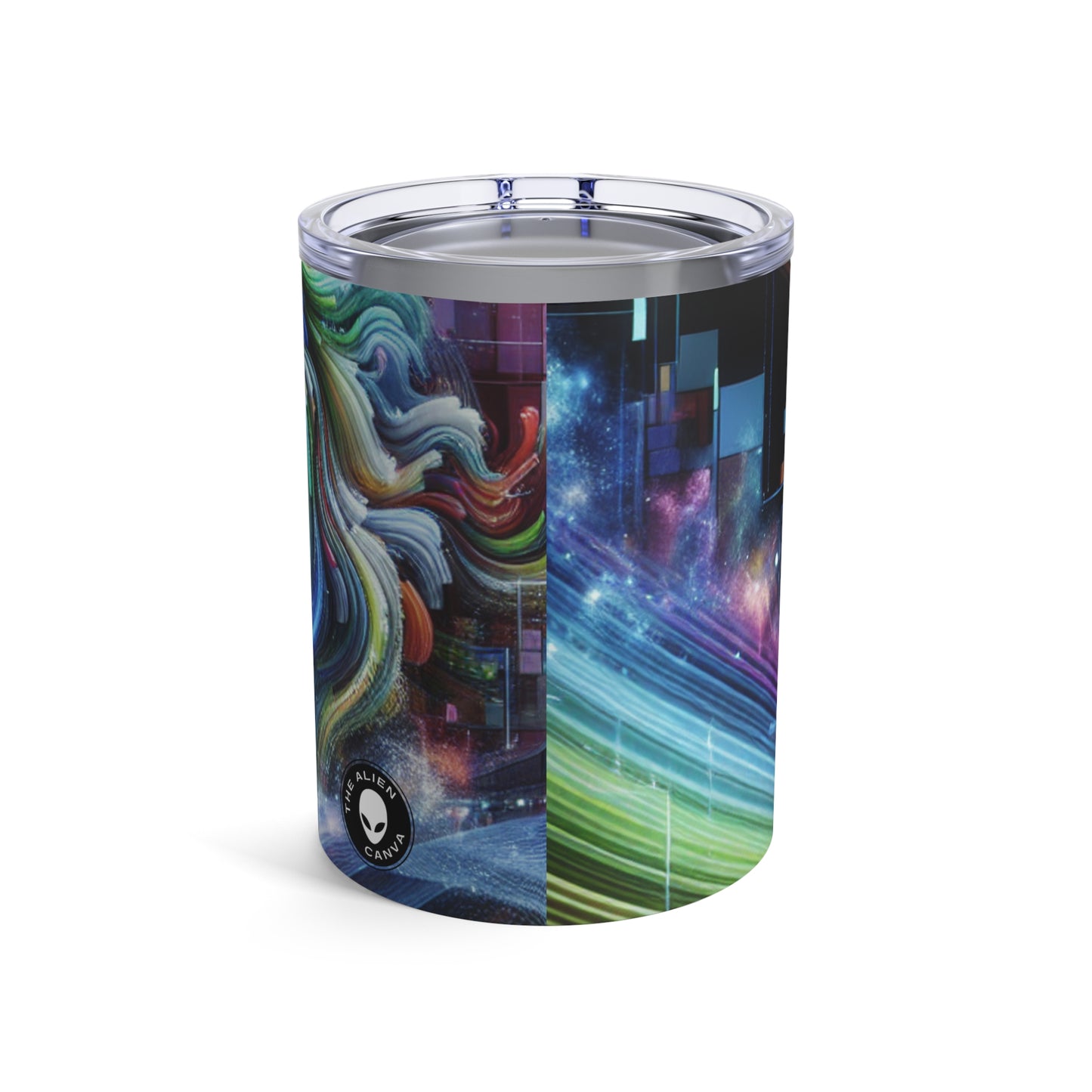 "Fluid Harmony : une symphonie vidéo fascinante" - The Alien Tumbler 10oz Video Art