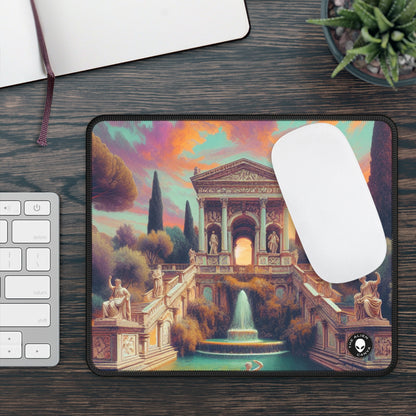 "Modern Roman: Neoclassical Portrait of Elegance" - The Alien Gaming Mouse Pad Neoclassicism