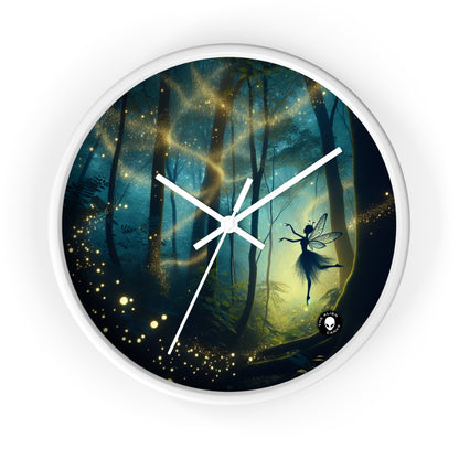 "Bosque Encantado: Baile de Luciérnagas" - El Reloj de Pared Extraterrestre