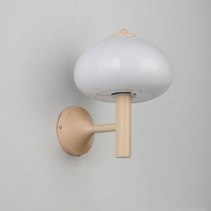 Small Mushroom Wall Lamp Retro Decor Living Room Bedroom Bedside