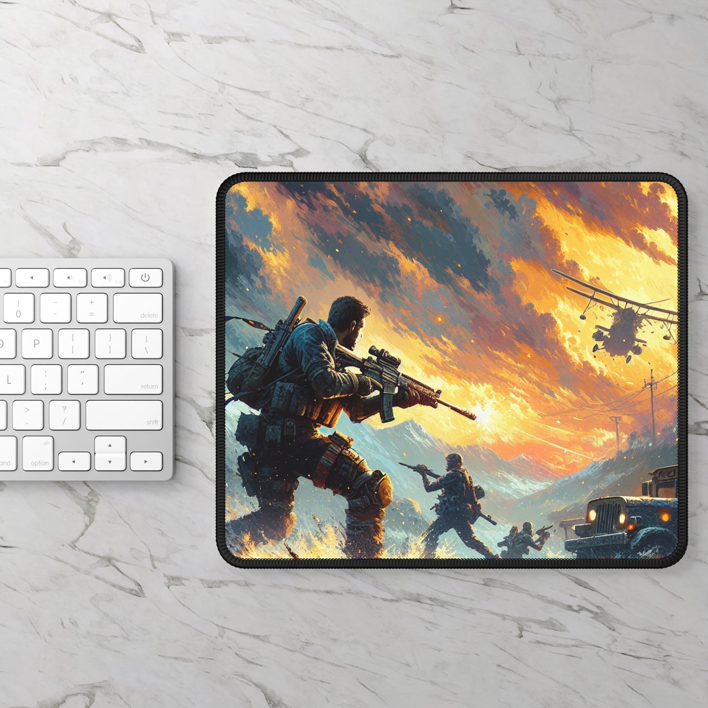 "Recréer un chef-d'œuvre sur le thème du jeu" - Le style artistique du jeu vidéo Alien Gaming Mouse Pad