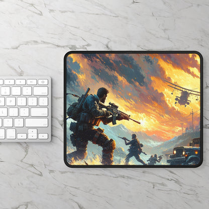 "Recreating a Game-themed Masterpiece" - The Alien Gaming Mouse Pad Video Game Art Style