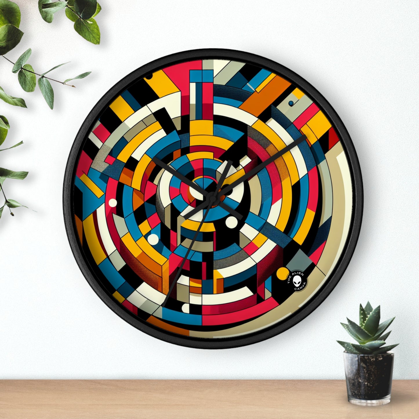 "Digital Revolution: A Constructivist Perspective" - The Alien Wall Clock Constructivism