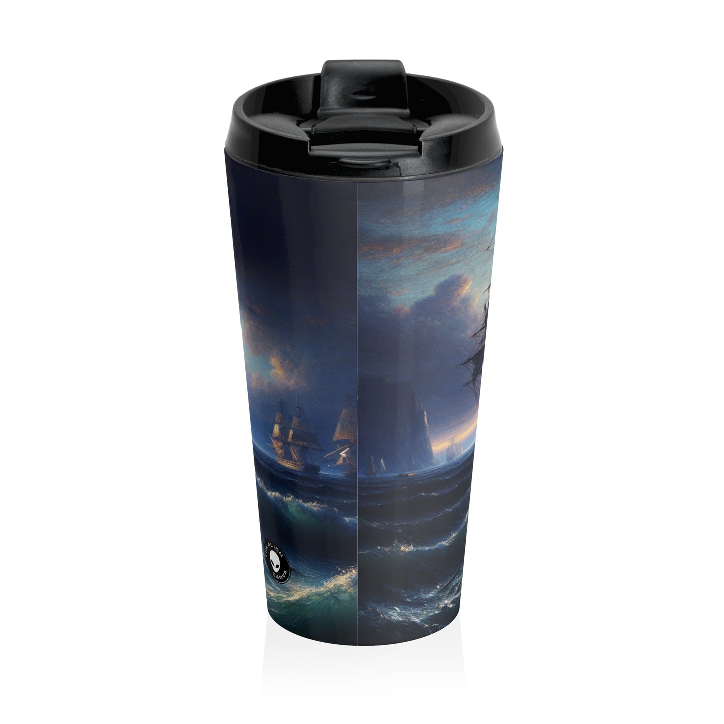 "Waltz of the Enchanted Forest" - The Alien Stainless Steel Travel Mug Romanticism