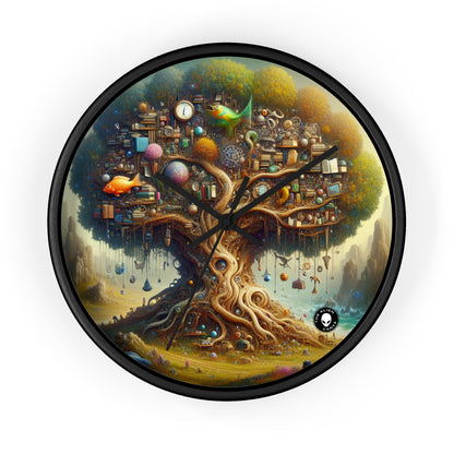 "The Tree of Curiosities" - The Alien Wall Clock