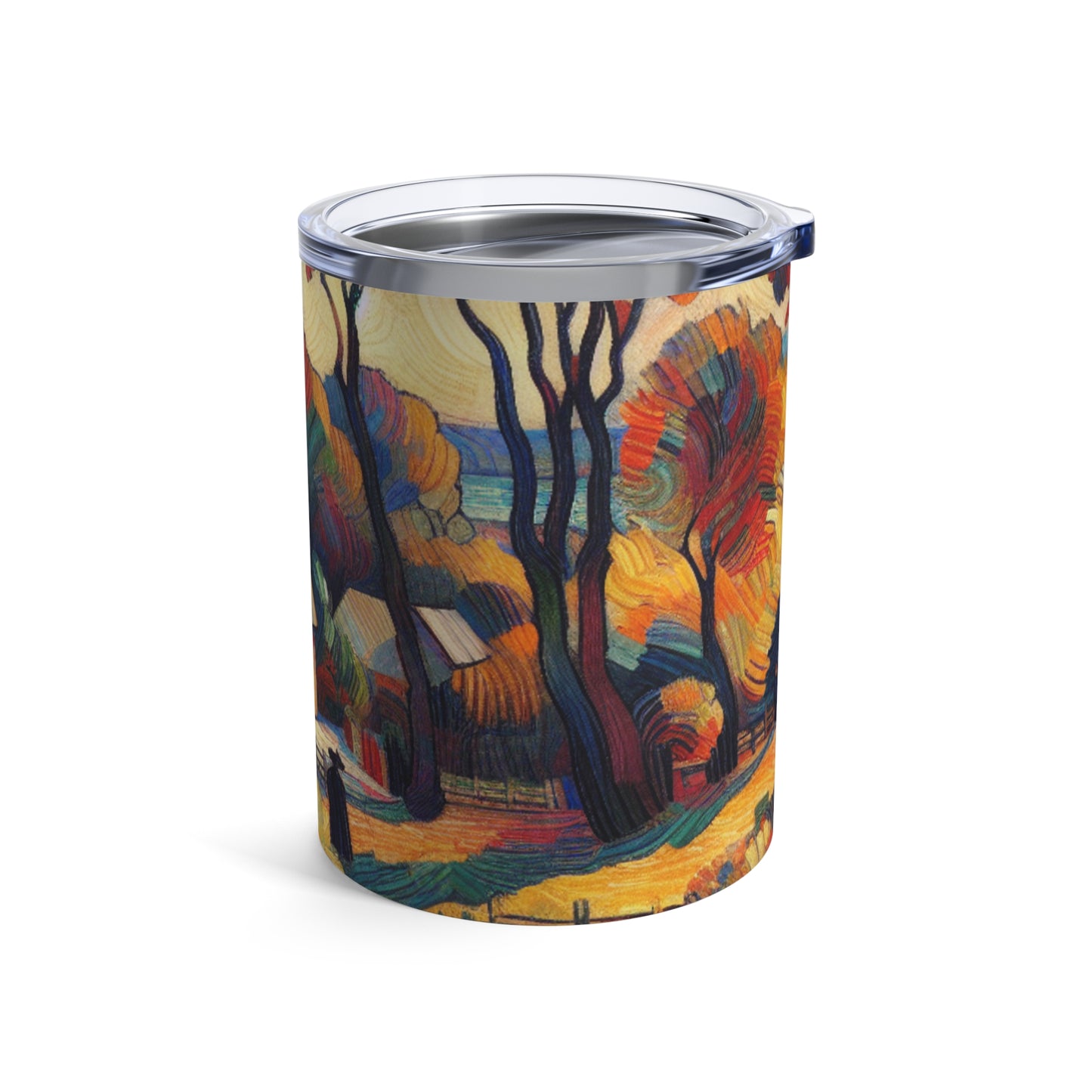 "Le kaléidoscope de la nature : une exploration fauviste vive du règne animal" - The Alien Tumbler 10oz Fauvism