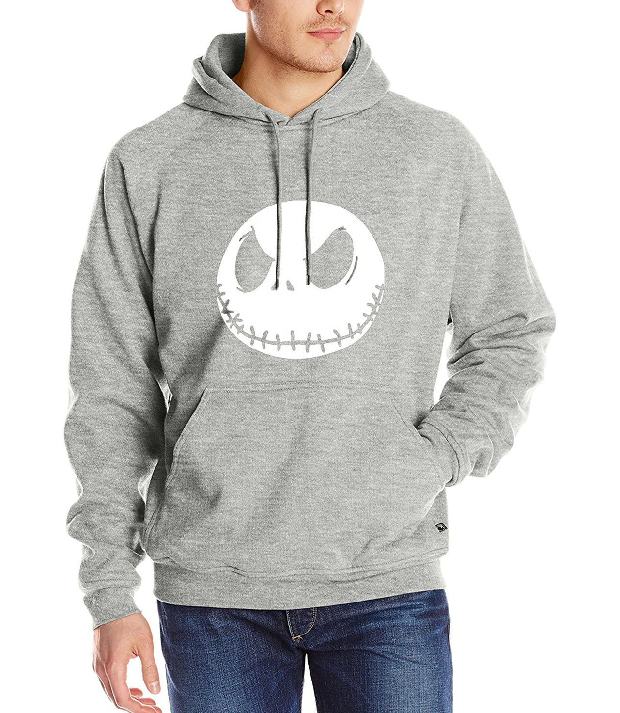 Printed hooded sweater