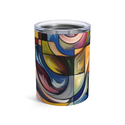 "A Tension of Shapes" - The Alien Tumbler 10oz Abstract Expressionism Style