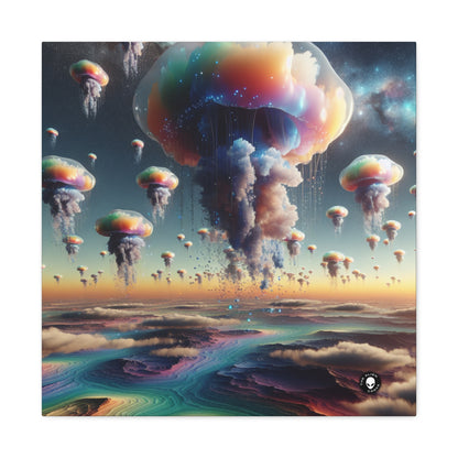 "Jellyfish Sky: Un mundo surrealista" - The Alien Canva