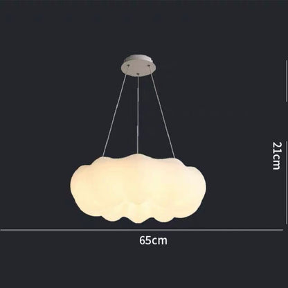 Nordic Modern Simple Bedroom Small Cloud Chandelier