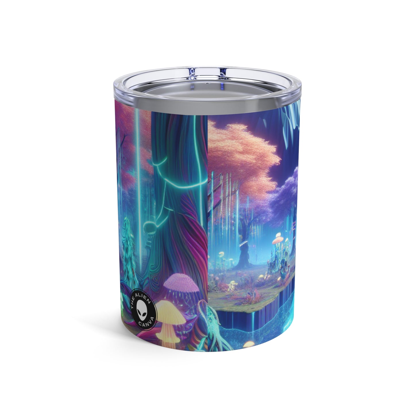 "Dreamscape Odyssey" - L'art de réalité virtuelle Alien Tumbler 10oz