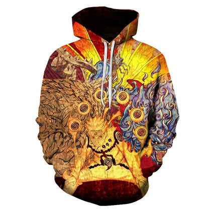 Sudadera estampada con capucha