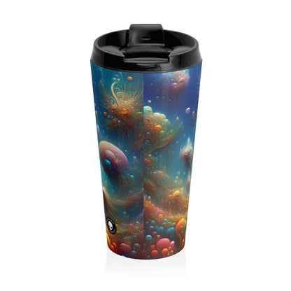 "Enchanting Aquatic Dreamscape" - The Alien Stainless Steel Travel Mug