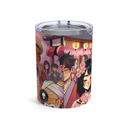 "Brush of Wonders: An Artist's Awakening" - The Alien Tumbler 10oz Manga/Anime Art