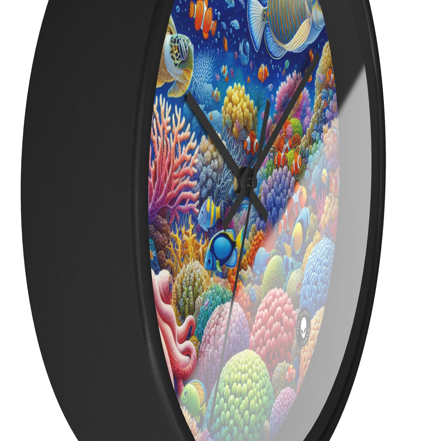 "Tropical Paradise: Underwater Wonderland" - The Alien Wall Clock