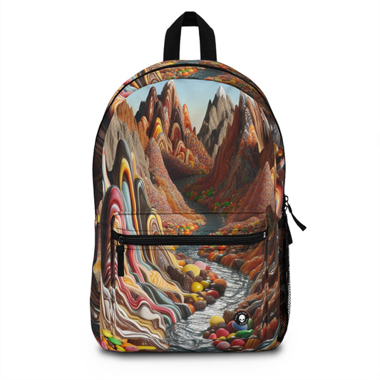 "Candyland: A Sweet Surrealistic Landscape" - The Alien Backpack