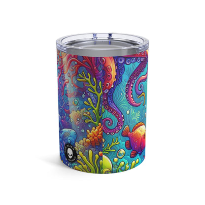 "Seaside Soiree: A Dance Party Under the Sea" - The Alien Tumbler 10oz