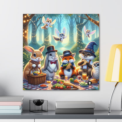 "Hats Off in the Enchanted Forest" - The Alien Canva