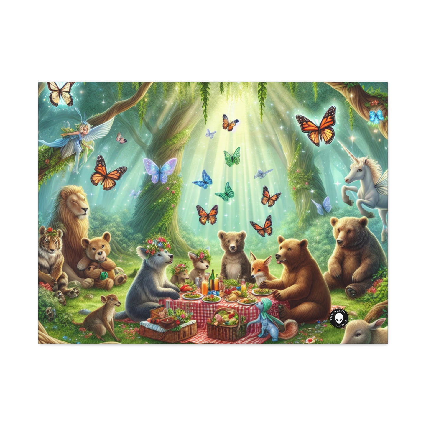 "Enchanted Forest Picnic" - The Alien Canva