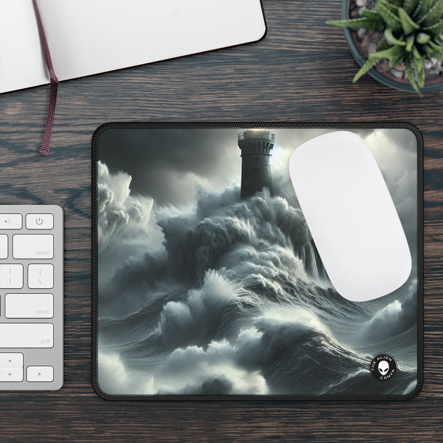 "Beacon of Resilience" - The Alien Gaming Mouse Pad