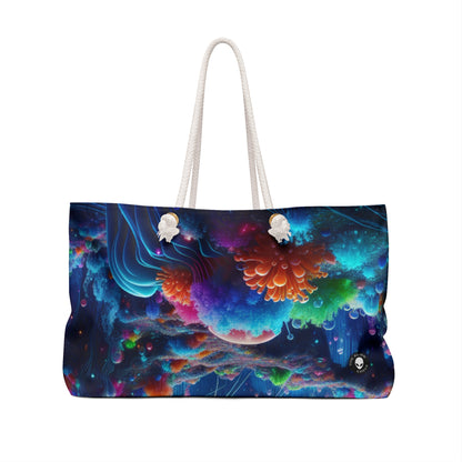 "Neon Jellyfish Fantasia: A Surreal Underwater Odyssey" - The Alien Weekender Bag