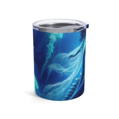 "Mermaid Magic: Journey with the Giant Seahorse" - The Alien Tumbler 10oz