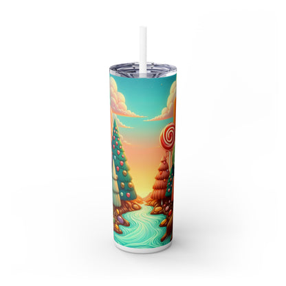 « Sugar Rush Forest » - Le verre fin Alien Maars® avec paille 20 oz